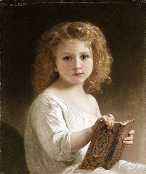 The Story Book William Adolphe Bouguereau